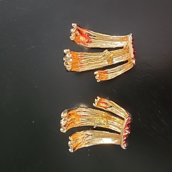 ZARA Triple Metal Earrings - Picture 11 of 12